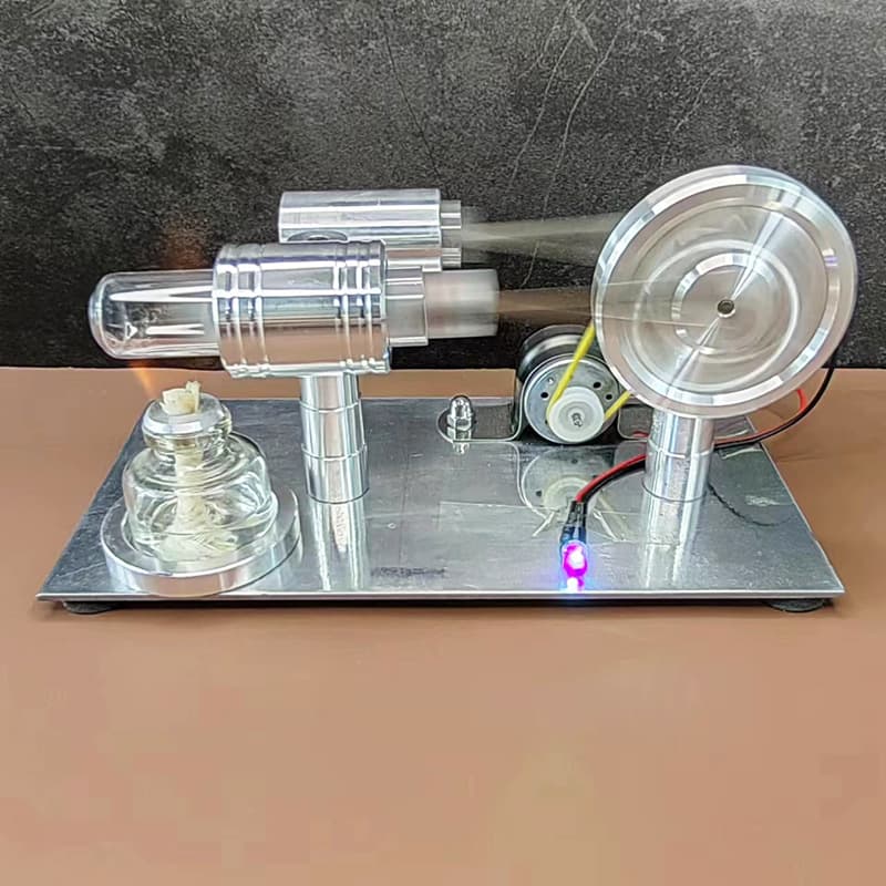Stirling engine external combustion engine micro generator birthday gift engine steam engine model engine mini