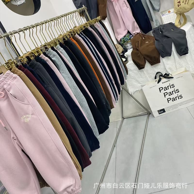 Huzhou Zhili Children's Pants Boys Autumn Final Clearance Brand Sweatpants Girls Older Kids Discount Street Vendor Wholesale