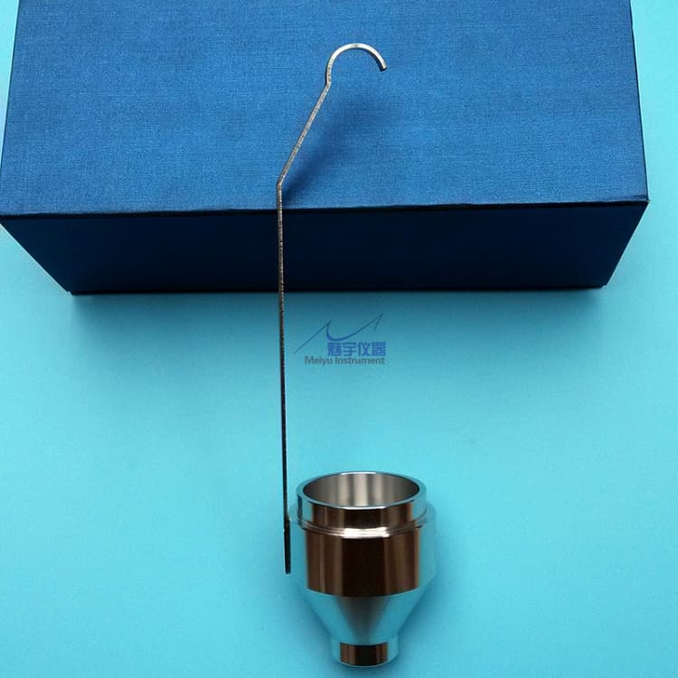 DIN Viscosity Cup Immersion Aluminum Cup Cup Volume 100ml Paint Internally Polished Stainless Steel Nozzle