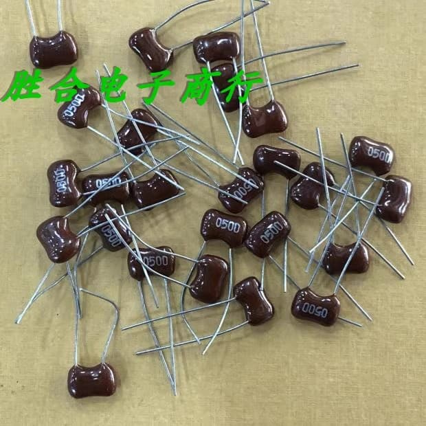 300V 5pF mica capacitors, brand new imported from Nippon Tsutomu, Japan, 5mm lead spacing.