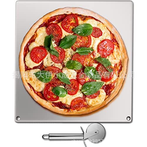 Rectangular Pizza Stone Stainless Steel Pizza Baking Pan Oven Grill Pizza Stone Pizza Kitchen Tool BBQ Board