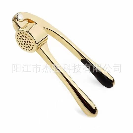 New Kitchen Home Tool Gold Garlic Peeler Rose Gold Garlic Masher Silver Garlic Press Manual Garlic Crusher