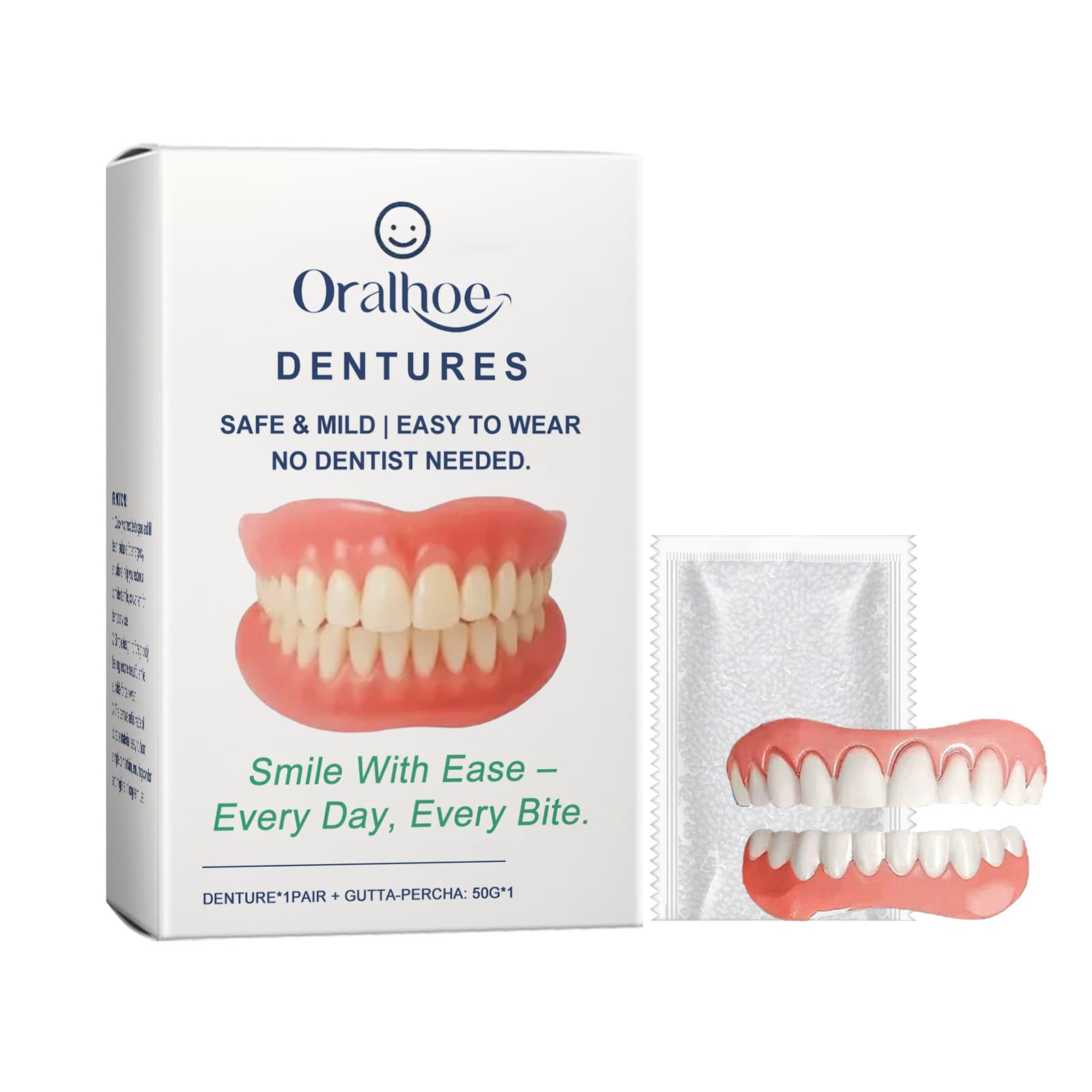 Silicone Denture Set Oralhoe Silicone Denture Set Enhance Smile Aesthetics