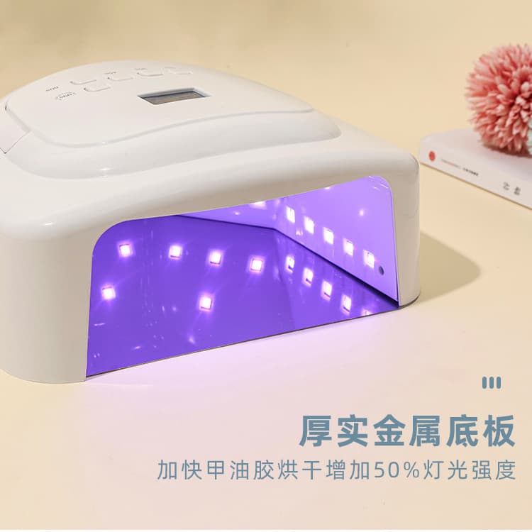 Nail light therapy lamp charging high-power nail baking lamp stall nail machine quick-drying UV lamp long endurance wholesale