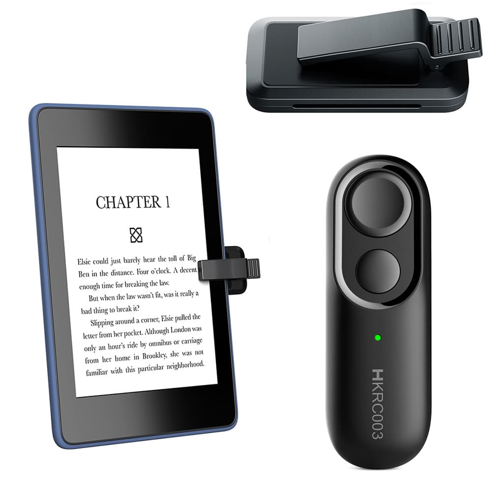 Kindle Page Turner Electronic Book Remote Control Compatible with Kindle E-Book Reader Wireless Flip Page Navigation Controller