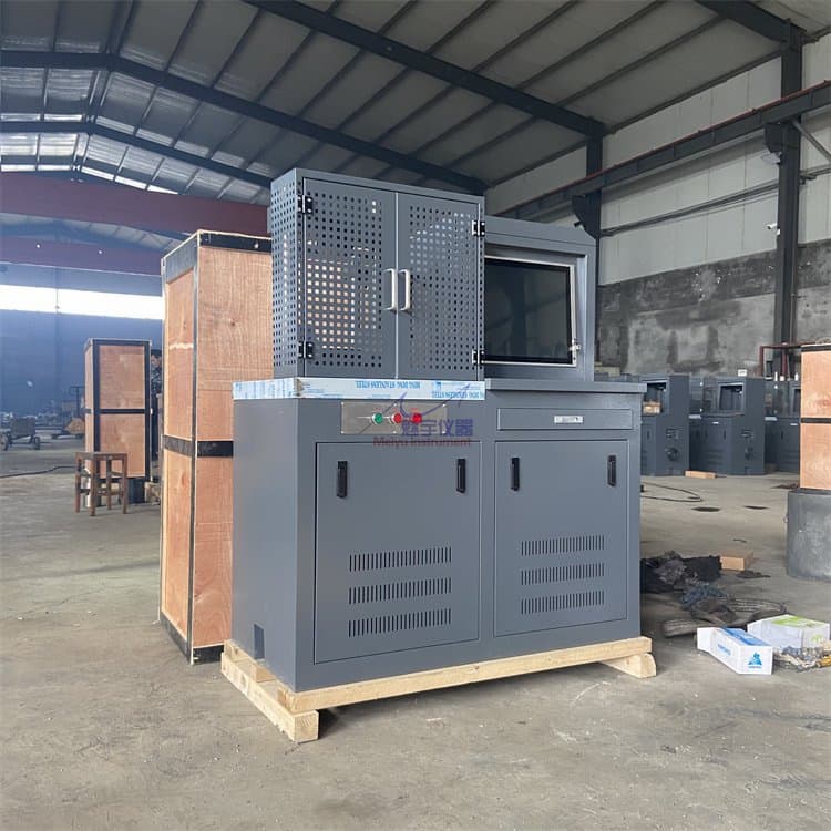 DYE-300S Fully Automatic Cement Flexural and Compression Testing Machine - Integrated Computer Pressure System for Building Cement Specimens