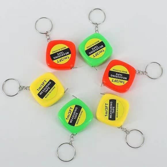 Mini small square tape measure 1 meter, clothing measuring tape, portable home 3D ruler, cute, factory direct supply.