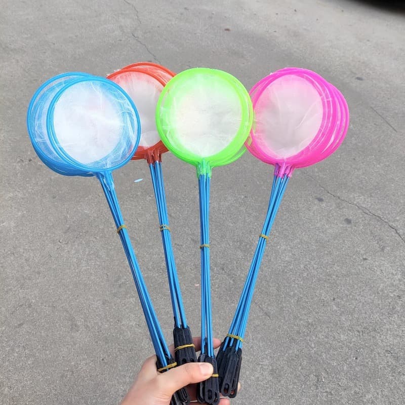 Small Fish Net for Park Pond Fishing, Live Fish Scoop Net, Metal Rod, Fine Mesh, Aquarium Supply, Small Dip Net
