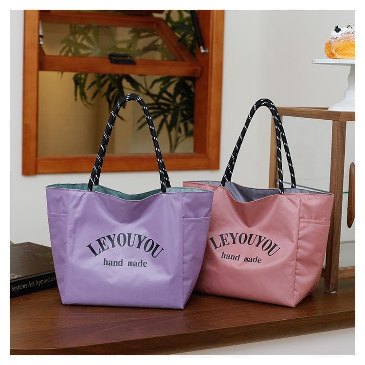 Diaper Bag Tote Bag Dopamine Waterproof Fabric Lunch Box Bag Commute Portable Versatile Tote Bag Wholesale