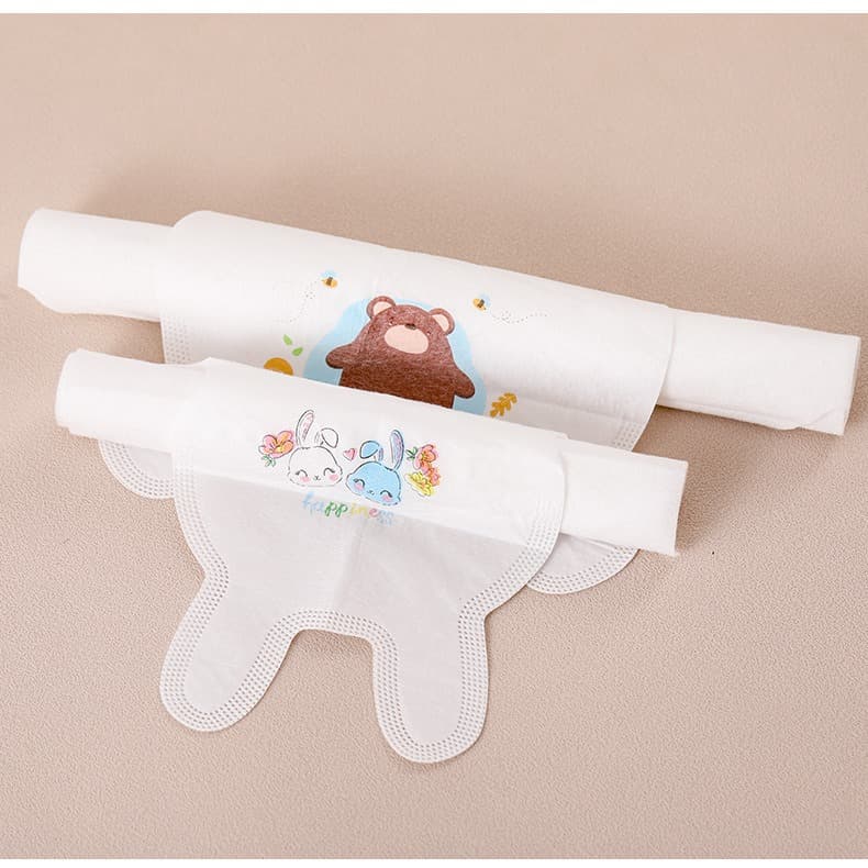 Disposable sweat-absorbing towel for infants and young children, sweat barrier, children's back pad, pure cotton, kindergarten boys and girls back barrier pad towel