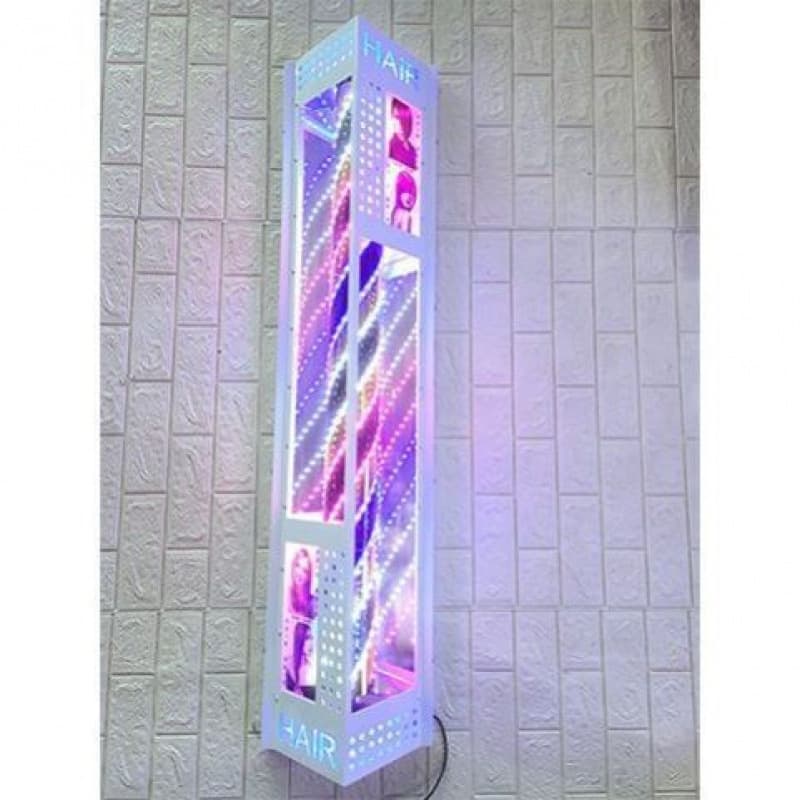 Hair Salon Rotating Light Outdoor Enhanced Brightness Vintage Triangular Iron Wall-Mounted Waterproof Light Cross-Border