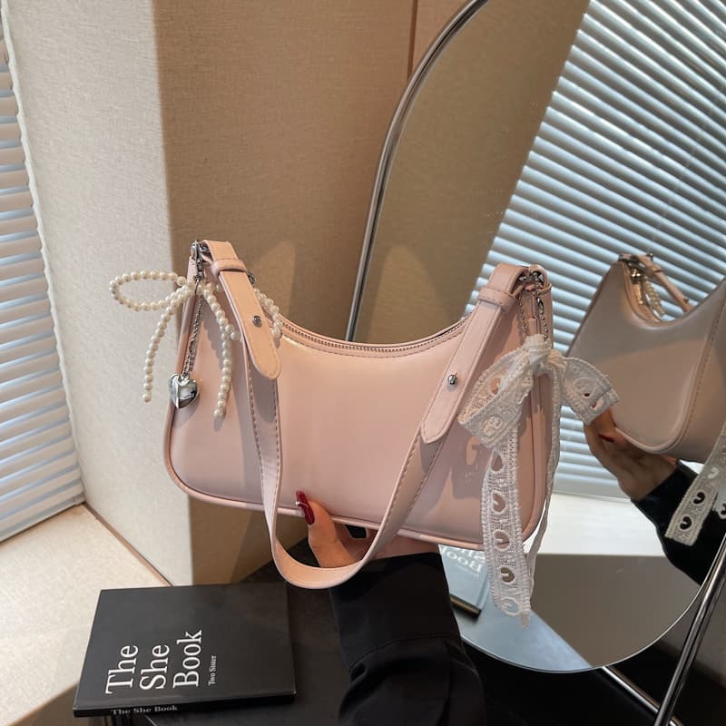 French Niche Fashion Underarm Mini Bag for Women 2025 New Trendy Influencer Elegant Shoulder Bag Chic Crossbody Mini Bag