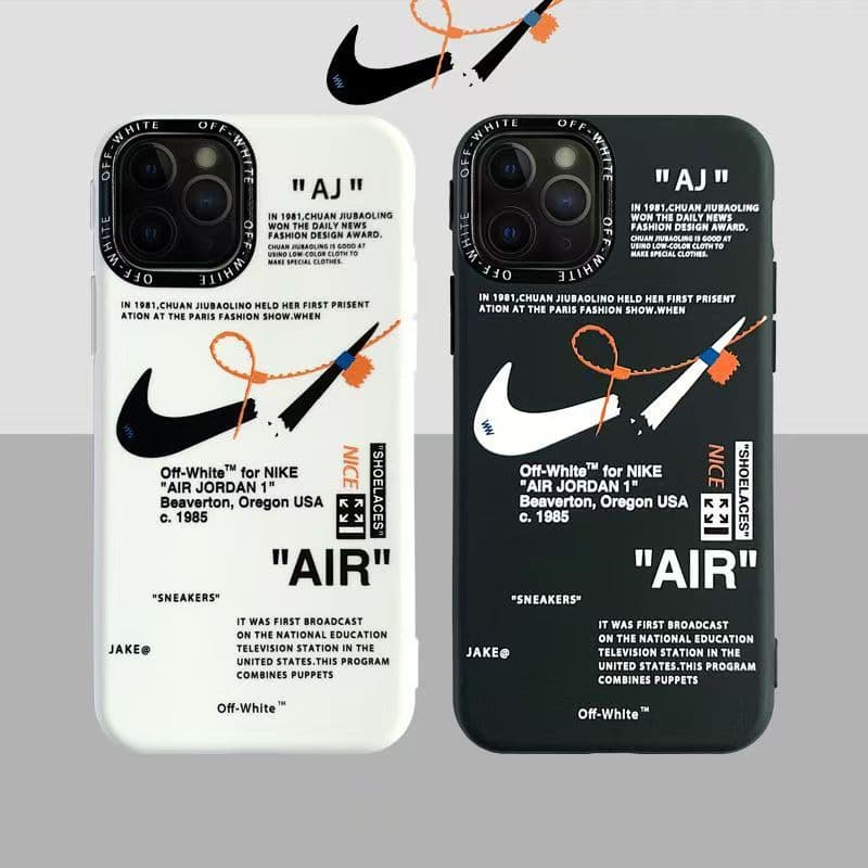 Phone 14 Pro Phone Case 16 Pro Silicone NIKE Trendy Broken Hook 15 Drop-proof 118 Plus Men and Women Soft Case