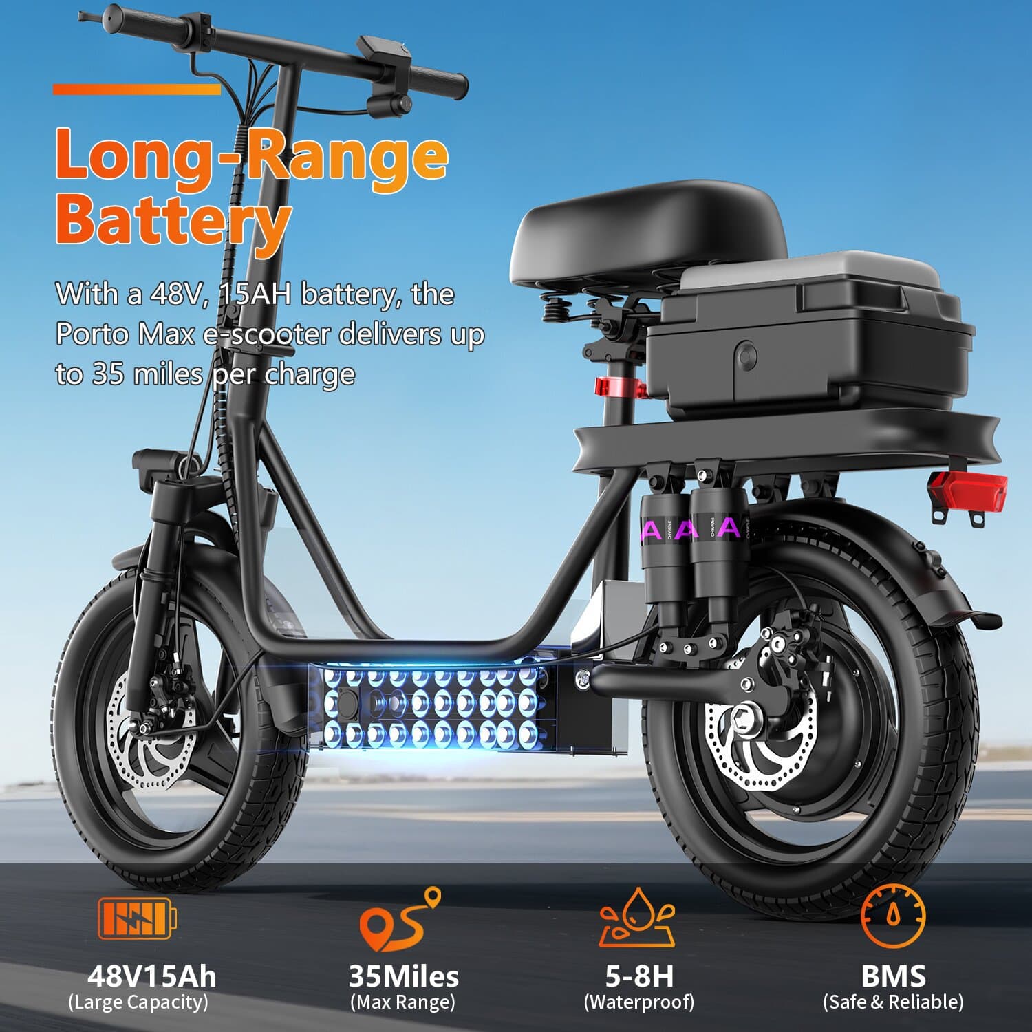 Warehouse scooter 14-inch electric scooter folding electric scooter two-wheeled portable battery car lithium battery