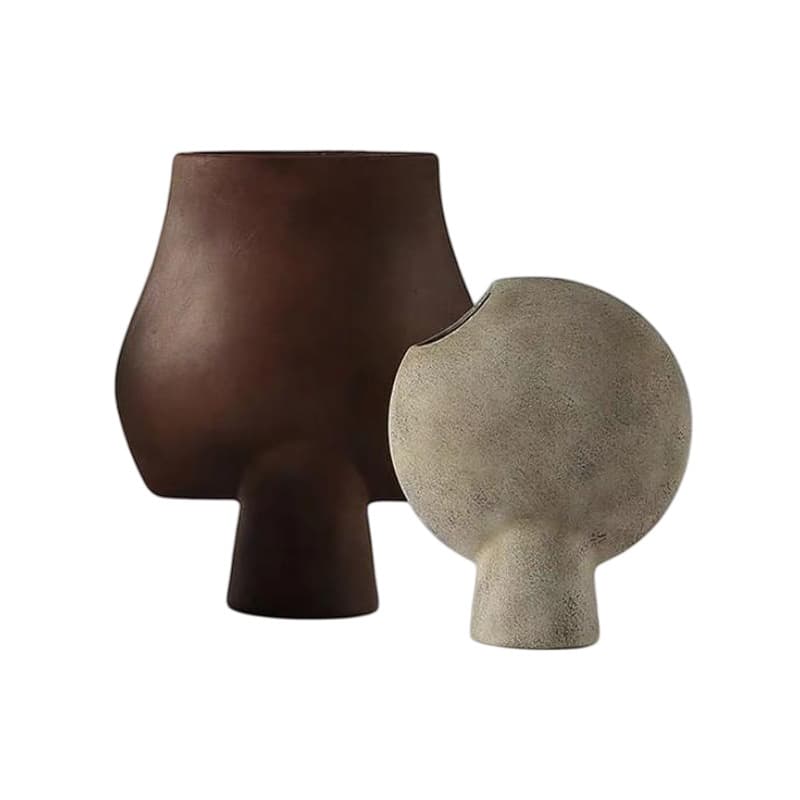 Japanese Wabi-Sabi Style Vase, Artistic Flower Vase for Advanced Floral Arrangements, Minimalist Home Decoration, Cross-Border