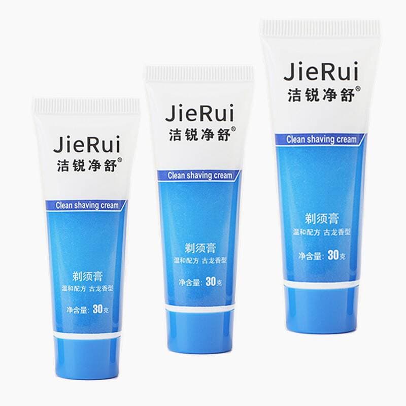 Jierui Jingshu Men's Shaving Cream Manual Shaving Foam Cologne Scent 30g Moisturizing