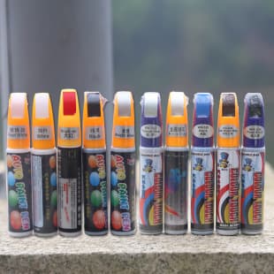 Car Scratch Repair Kit, Paint Touch-Up Pen for Black and White, Magic Scratch Remover