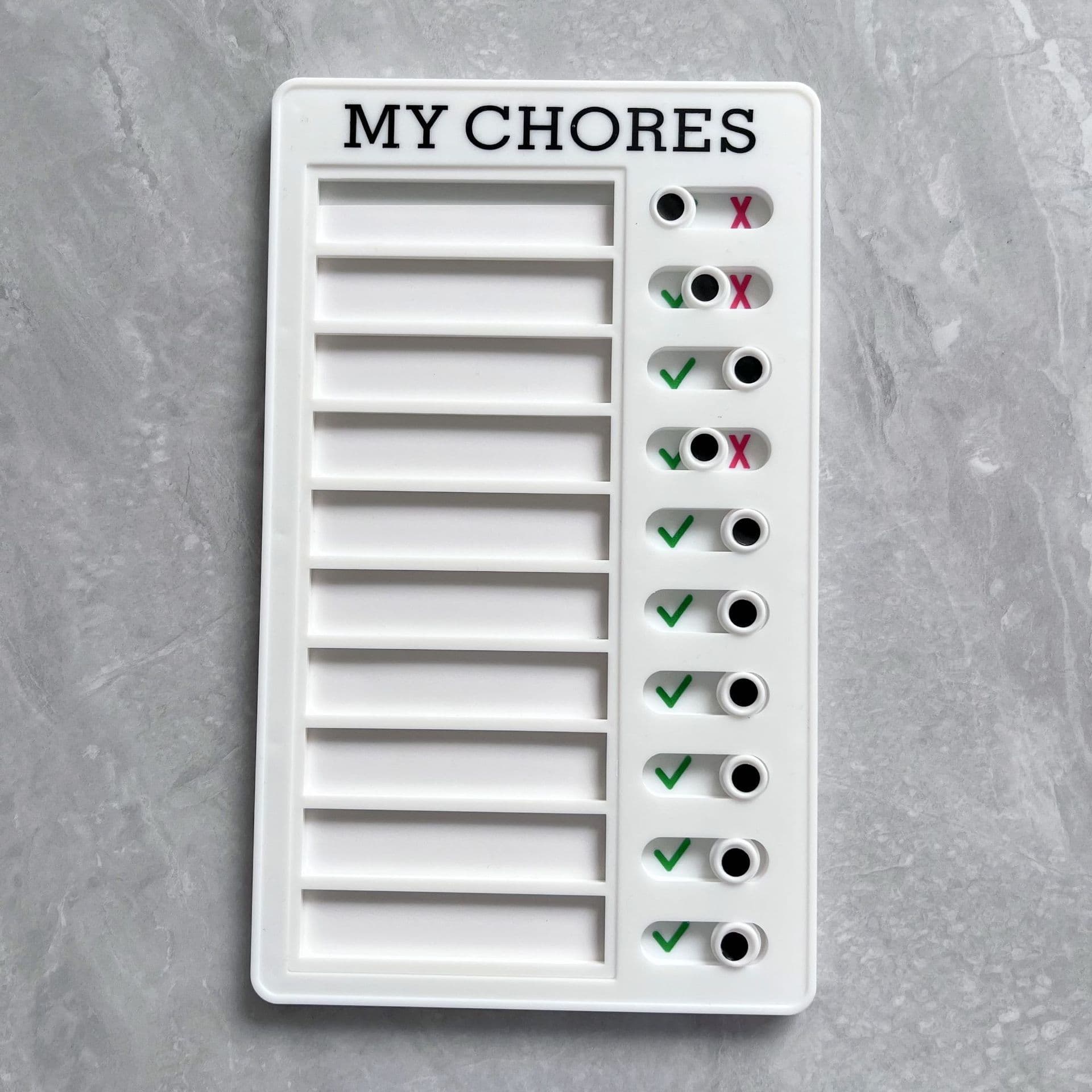 Self-discipline Check-off Planner Replaceable Memo RV Sticky Note Message Checklist Schedule RV Checklist