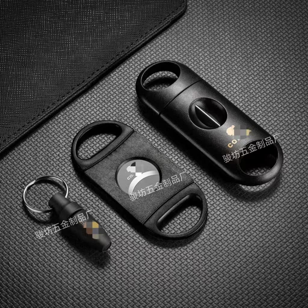 Stainless Steel ABS Cigar Cutter, Simple and Stylish Portable Cigar Cutter, Cigar Accessories Tool