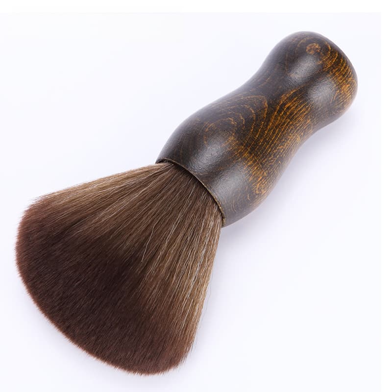 Manufacturer wholesale beech wood handle soft hair broken hair brush vinyl record brush hairdressing hair cutting brush sweeping hair cleaning brush solid wood brush