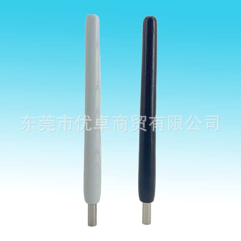 Cross-border supply chain stainless steel black solid wood handle hooakh shisha accessory hose hookah handle