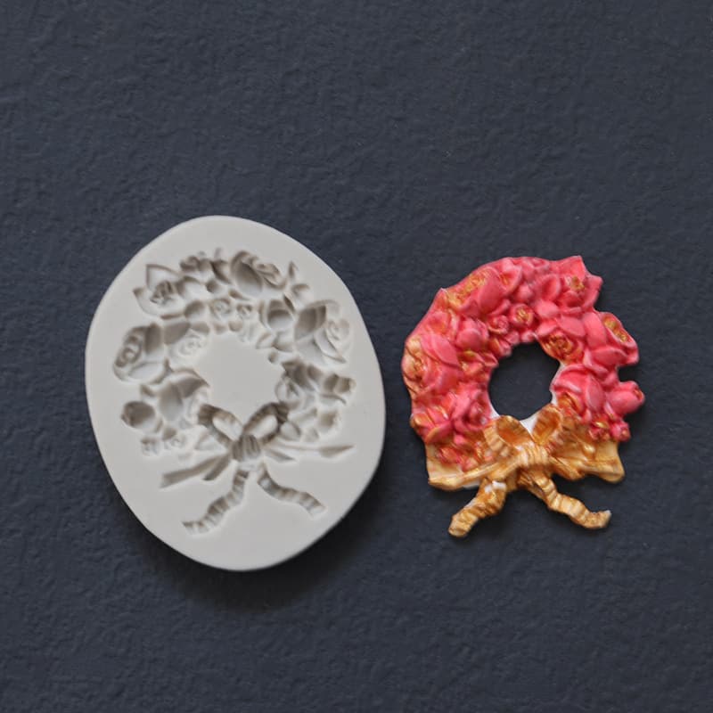 Silicone Baking Mold for Cookies and Jelly Cake Decoration Flower Ring Shape Clay and Sugar Art DIY Kitchen Tools Dyan Brand