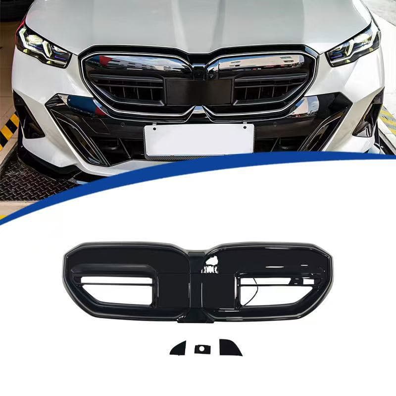 M5-style illuminated front grille with LED lights for new BMW 5 Series G60/G61/G68