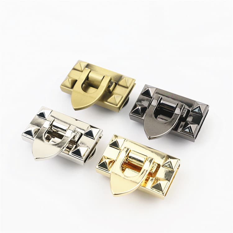 Luggage Hardware Accessories Bag Insert Lock / Hardware Lock Buckle Duckbill Lock Gold Metal Twist Lock Switch Lock Insert Buckle