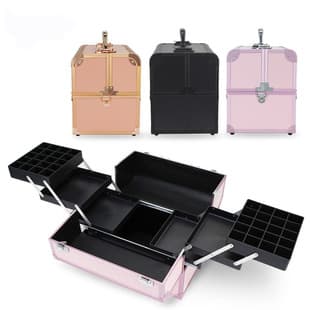 HOHO Beauty Nail Tattoo Tool Box Storage Case Professional Makeup Artist Large Capacity Handheld Eyebrow Embroidery Cosmetic Case