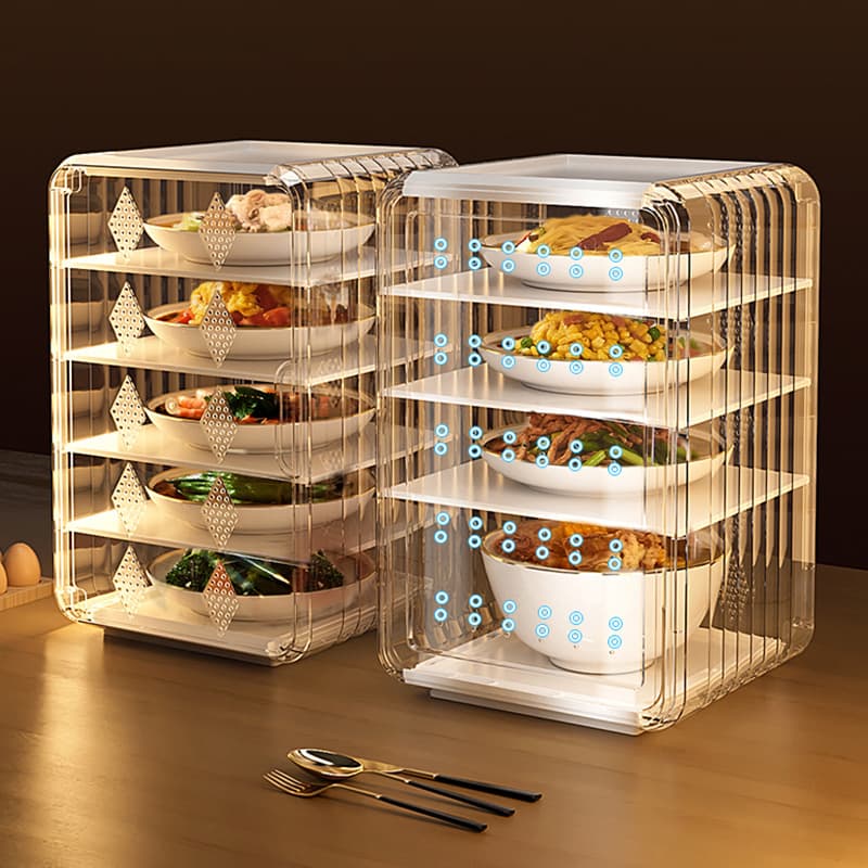 New Insulated Food Cover, Household Plastic Multi-layer Insulated Lunch Box for Leftovers, Freshness Storage and Dust Prevention