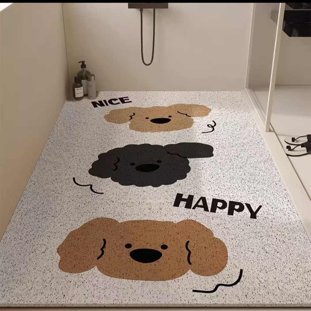 Bathroom wire ring anti-slip mat shower elderly children's bath mat anti-fall mat toilet bathroom floor mat