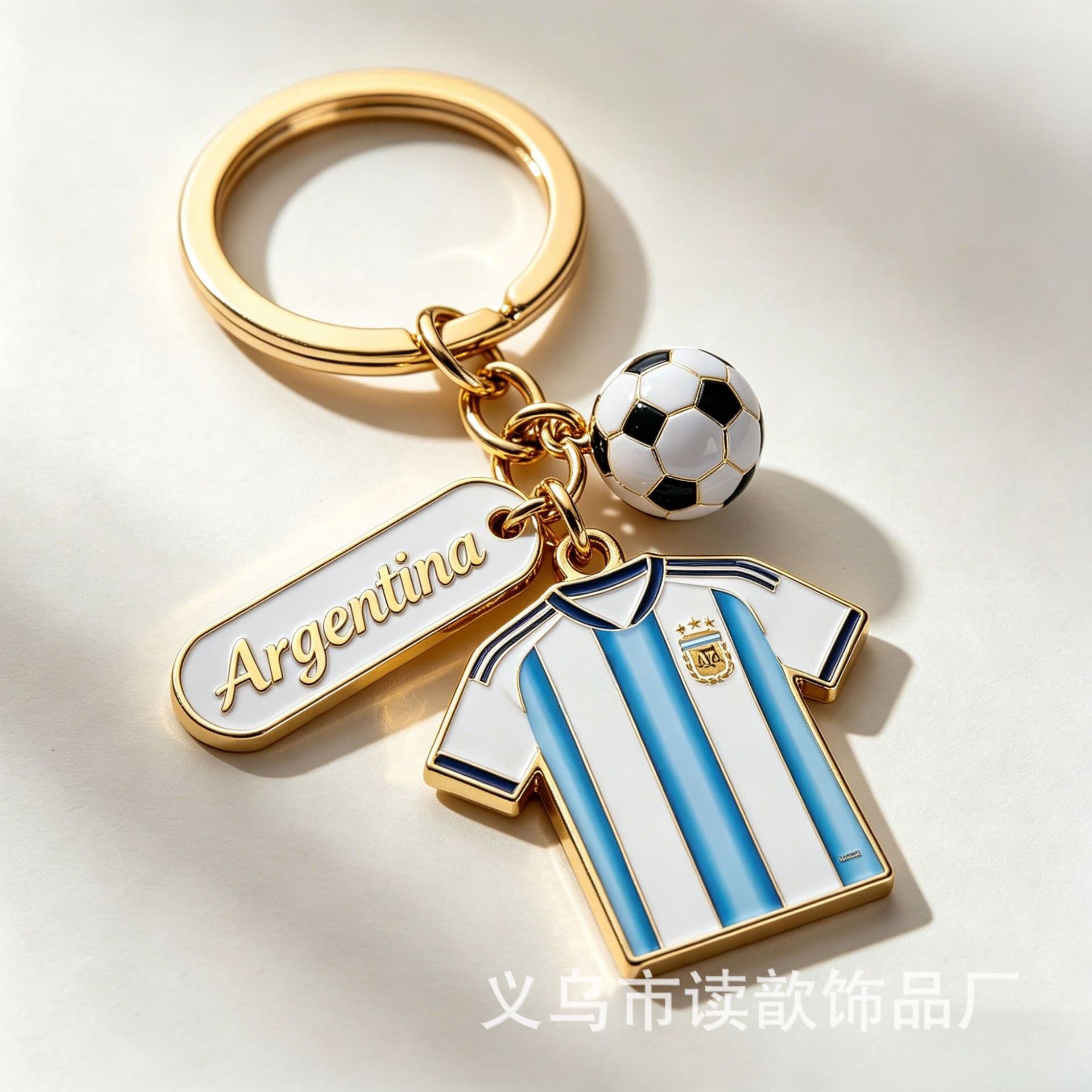 USA-Mexico-Canada World Cup Keychain Backpack Charm 2026 World Cup Countdown USA-Mexico-Canada Event Hotspot