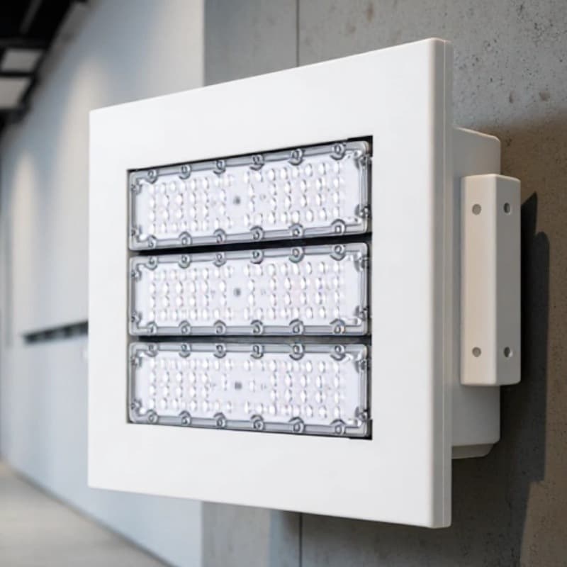 Square ceiling-mounted LED module gas station canopy lights, 50W, 100W, 150W, 200W, 250W, 300W