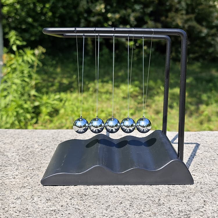 New Wave Base Newton's Cradle Balance Balls C-Shaped Newton Collision Ball Newton's Cradle