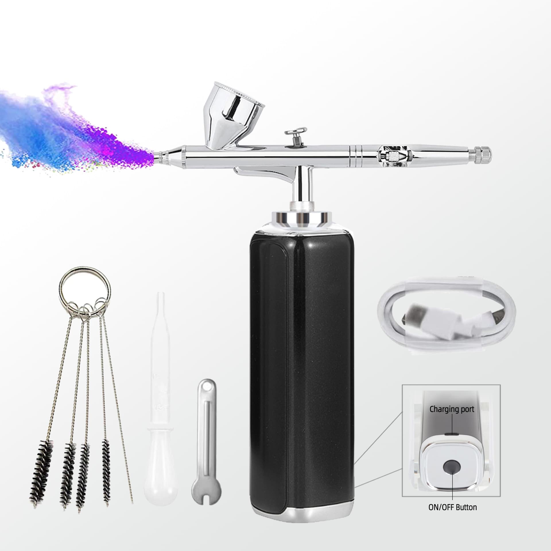 cross-border airbrush painting cake beauty care spray paint model coloring tool spray gun spray paint gun