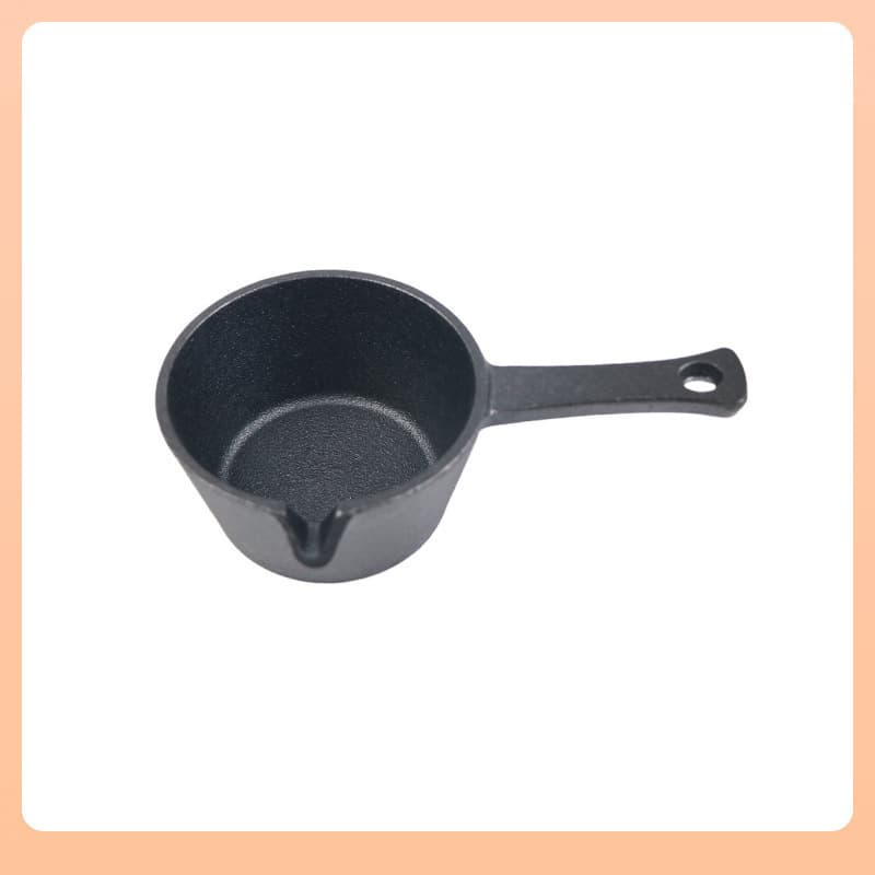 ✅ Frying Pan Cast Iron Pan, Raw Iron Pan, Oil Splash Pan, Small Iron Pan, Thickened Iron Handle, Factory Sale, Egg Frying Pan with Oil Spout, Soup