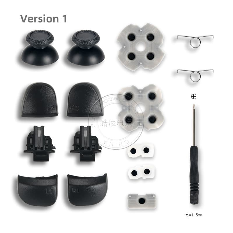 PS5 handle old version L1L2R1R2 mushroom head and shoulder key trigger key spring conductive adhesive repair kit