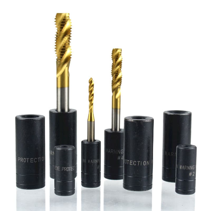8-Piece Tap Socket Set 1/4 3/8 Wrench Conversion Tap Socket Head Adapter