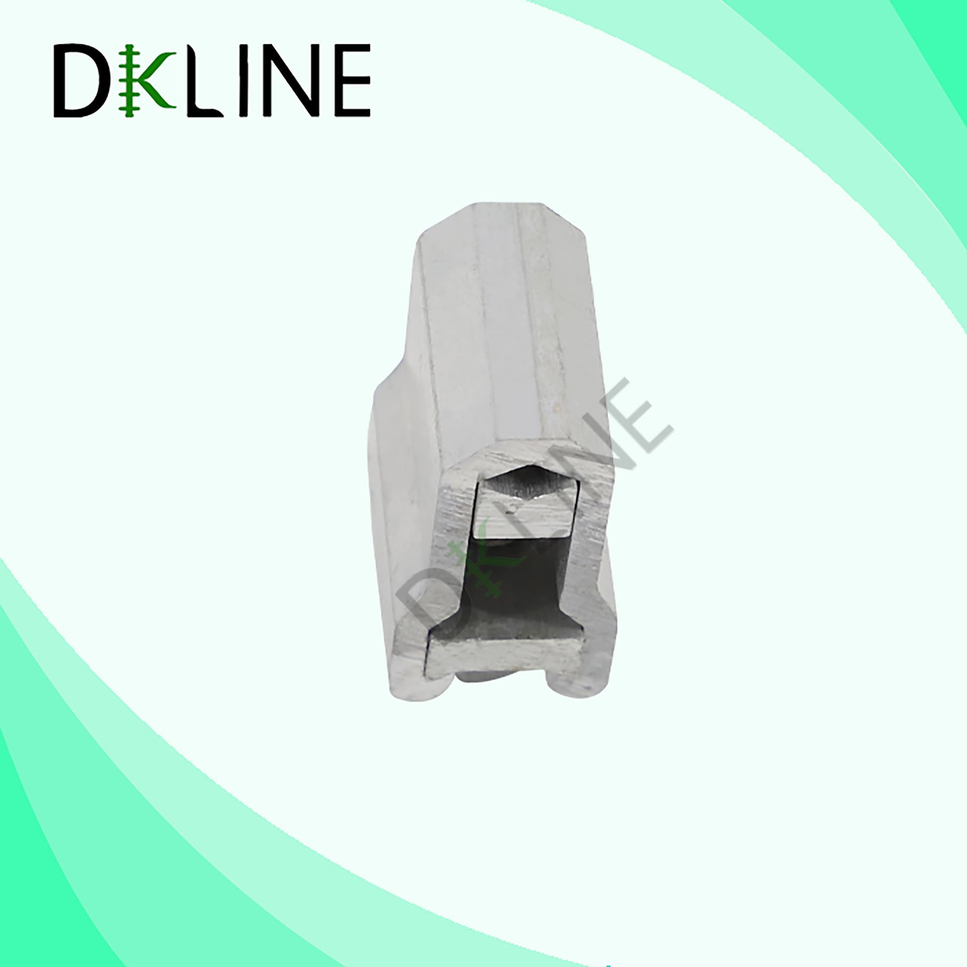 Aluminum wire clamp tapered connector V-type
