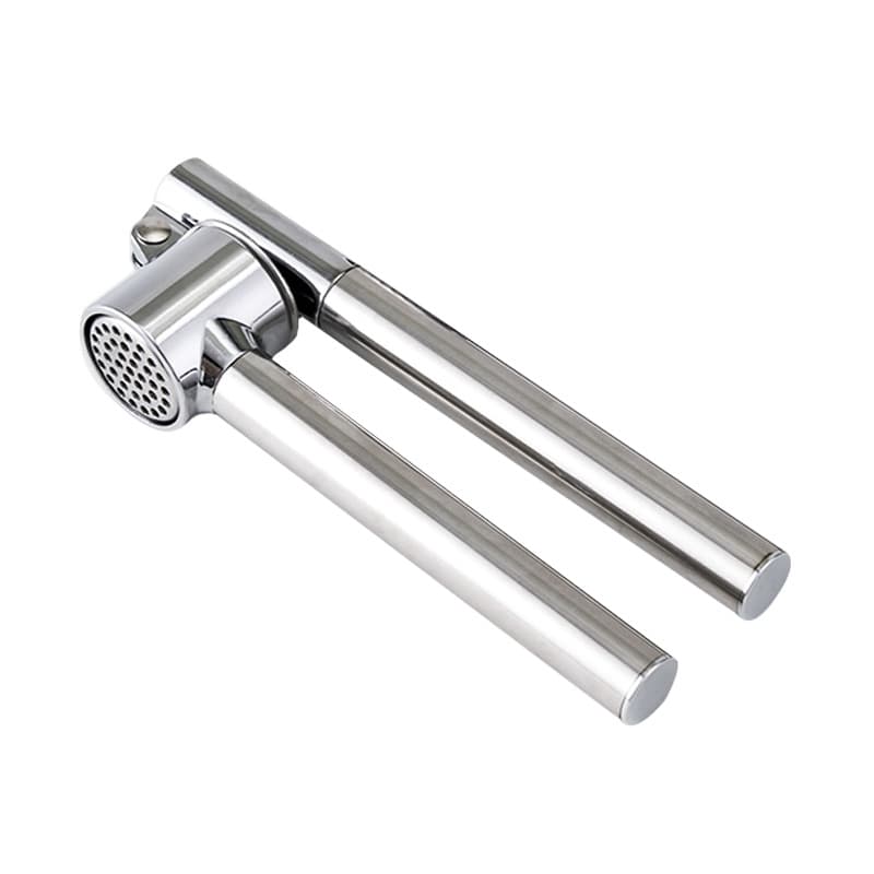 Stainless Steel Manual Garlic Press - Kitchen Garlic Mincer, Masher, and Crusher