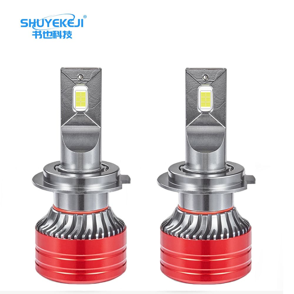 Super bright LED car headlight laser h7 low beam bulb h4 far and near integrated h11 lens strong light h1 super bright car light