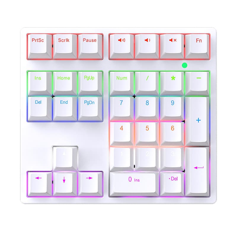 Cross-Border Spot Wholesale K36 Mechanical Keyboard Small Digital Direction Key Multimedia Wired Financial Cash Register Accounting