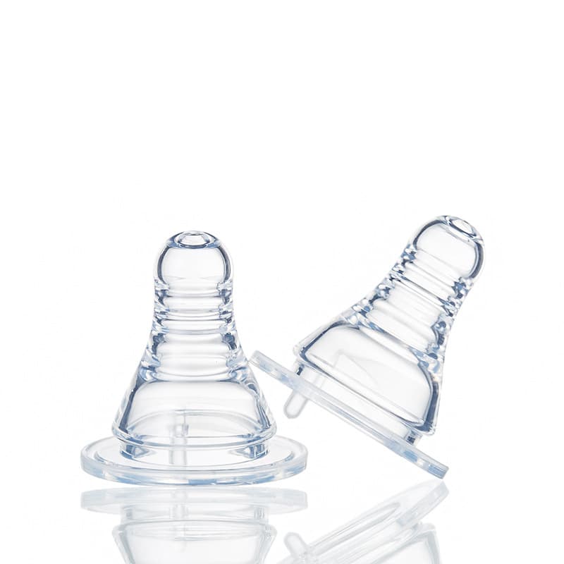 Standard caliber lip-protecting pacifiers, anti-colic, wholesale liquid silicone universal baby bottle adapters
