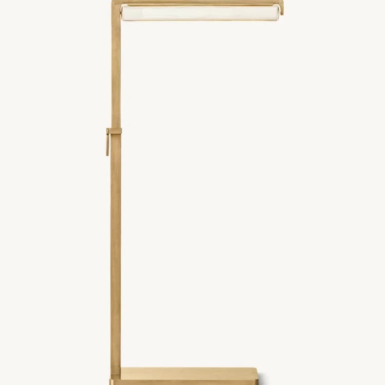 New RH American Retro Crystal All Copper Floor Lamp European Simple Living Room Bedroom Hotel Club Floor Lamp