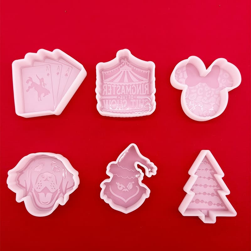 Poker Christmas Tree Minnie Car Aromatherapy Silicone Mold DIY Amusement Park Scented Candle Silicone Mold