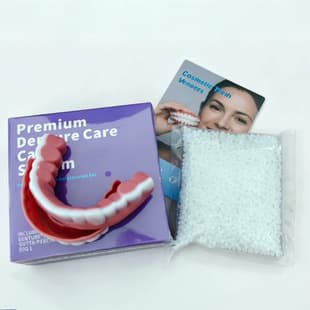 DIY Full Coverage Fake Teeth Decorative Denture Set