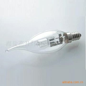 C35 tail halogen bulb spherical tungsten halogen bulb E27E14 energy-saving transparent bulb