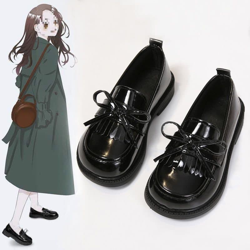 Girls' Leather Shoes, Children's Summer British Style Leather Shoes, Performance Shoes, Princess Shoes, New Style Student Boys' Loafers