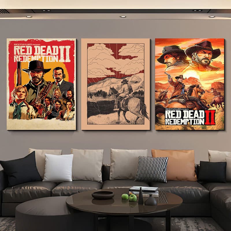 AliExpress Hot Selling Movie Poster Decorative Painting, High-End Entryway Art, Canvas Painting for Restaurant, High-Definition Print