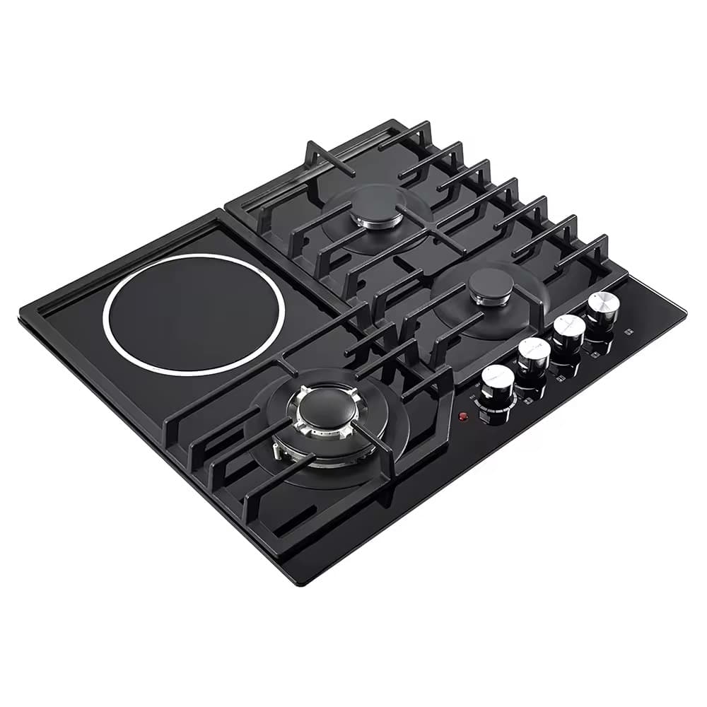 Cross-border Exclusive | Household 3 Gas 1 Electric Cooktop LPG Gas Stove